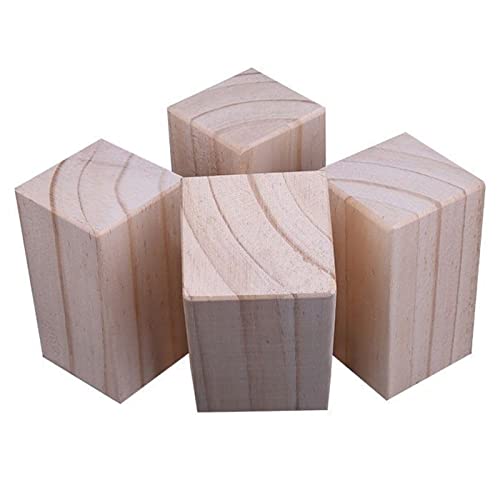 WLCNYL 4 Stück Sofabeine, quadratische Tischbeine, Möbelbeine aus Massivholz, DIY-Möbelfüße, Schrankstützbeine aus Naturholz, für Betten, Schreibtische, Couchtische, zum Erhöhen von Möbeln, Holz-10 von WLCNYL