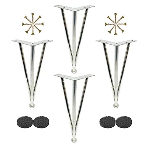 WLCNYL Haarnadel-Tischbeine, 4 Stück, verstellbare Möbelbeine, Möbelfüße aus Metall, Ersatzmöbelbeine für Schreibtisch, Sofa, Couchtisch, Schrank, 10 cm, 15 cm, 20 cm, 25 cm, 30 cm, 35 cm, 40 cm, 6 WLCNYL Haarnadel-Tischbeine, 4 Stück, verstellbare Möbelbeine, Möbelfüße aus Metall, Ersatzmöbelbeine für Schreibtisch, Sofa, Couchtisch, Schrank, 10 cm, 15 cm, 20 cm, 25 cm, 30 cm, 35 cm, 40 cm, 6 von WLCNYL
