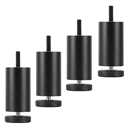 WLCNYL Möbelbeine Schwarz/Gold/Silber,Tischbeine Metall 6cm 8cm 10cm 12cm 15cm 18cm 20cm 25cm,Ersatzmöbelfüße,4 Stück,Höhenverstellbar,für Couchtisch Esstisch Schreibtisch,Black-8cm/3.1in WLCNYL Möbelbeine Schwarz/Gold/Silber,Tischbeine Metall 6cm 8cm 10cm 12cm 15cm 18cm 20cm 25cm,Ersatzmöbelfüße,4 Stück,Höhenverstellbar,für Couchtisch Esstisch Schreibtisch,Black-8cm/3.1in von WLCNYL