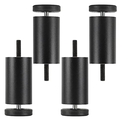 WLCNYL Möbelbeine Verstellbar, 4 Stück Tischbeine Aus Metall, rutschfeste/Verschleißfeste Möbelfüße, DIY-Ersatzbeine, Schreibtischbeine Schwarz/Gold/Silber, M8, Für Badezimmer, Küche, Büro,Schwarz- WLCNYL Möbelbeine Verstellbar, 4 Stück Tischbeine Aus Metall, rutschfeste/Verschleißfeste Möbelfüße, DIY-Ersatzbeine, Schreibtischbeine Schwarz/Gold/Silber, M8, Für Badezimmer, Küche, Büro,Schwarz- von WLCNYL