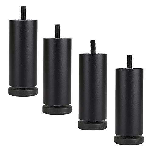 WLCNYL Möbelbeine Verstellbar 4 Stück, Dicke Tischbeine Aus Metall, Möbelbeine, Geeignet Für DIY-Schreibtischbeine Für Fernsehschränke, Sofas, Schränke, Betten, Kaffeefüße, Mit Schrauben,Schwarz-6c WLCNYL Möbelbeine Verstellbar 4 Stück, Dicke Tischbeine Aus Metall, Möbelbeine, Geeignet Für DIY-Schreibtischbeine Für Fernsehschränke, Sofas, Schränke, Betten, Kaffeefüße, Mit Schrauben,Schwarz-6c von WLCNYL