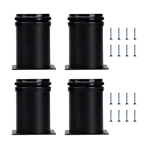 WLCNYL Möbelbeine aus Metall, 4-teilige verstellbare Tischbeine, für Schränke, Couchtische, Fernsehschränke, Schreibtische, Schlafsofas und andere Möbelstützfüße, DIY-Ersatzbeine, Schwarz/Weiß,Blac WLCNYL Möbelbeine aus Metall, 4-teilige verstellbare Tischbeine, für Schränke, Couchtische, Fernsehschränke, Schreibtische, Schlafsofas und andere Möbelstützfüße, DIY-Ersatzbeine, Schwarz/Weiß,Blac von WLCNYL