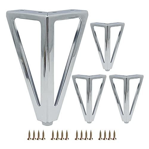 WLCNYL Möbelbeine aus Metall, für Sofas, Schränke, Schreibtische, Couchtische, DIY-Ersatzmöbelfüße, Moderne, einfache Haarnadel-Tischbeine, 4 Stück, Möbelbeine mit Schrauben, C-15 cm (5,9 Zoll) WLCNYL Möbelbeine aus Metall, für Sofas, Schränke, Schreibtische, Couchtische, DIY-Ersatzmöbelfüße, Moderne, einfache Haarnadel-Tischbeine, 4 Stück, Möbelbeine mit Schrauben, C-15 cm (5,9 Zoll) von WLCNYL