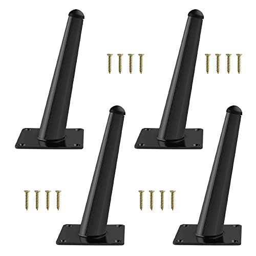 WLCNYL Schräge Möbelbeine aus Metall, Tischbeine in Schwarz/Gold, 10 cm, 12 cm, 15 cm, 18 cm, 20 cm, 25 cm, 30 cm, 35 cm, Möbelfüße, rutschfeste/verschleißfeste Ersatzbeine, für Sofas, Schreibtisch WLCNYL Schräge Möbelbeine aus Metall, Tischbeine in Schwarz/Gold, 10 cm, 12 cm, 15 cm, 18 cm, 20 cm, 25 cm, 30 cm, 35 cm, Möbelfüße, rutschfeste/verschleißfeste Ersatzbeine, für Sofas, Schreibtisch von WLCNYL