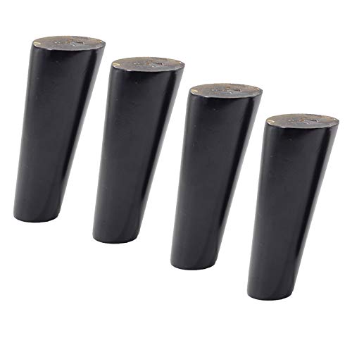 WLCNYL Schwarze Möbelbeine aus Massivholz, Gummiholz, stabile Tischfüße, schadstofffrei, langlebige Sofabeine, Retro-Stil, Ersatzbeine, Verschiedene Größen.,schräges Bein, 25 cm WLCNYL Schwarze Möbelbeine aus Massivholz, Gummiholz, stabile Tischfüße, schadstofffrei, langlebige Sofabeine, Retro-Stil, Ersatzbeine, Verschiedene Größen.,schräges Bein, 25 cm von WLCNYL