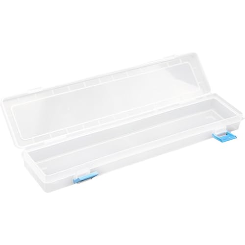 WLH Alexanders Federmäppchen Plastikstiftkoffer transparenter Gouache -Bleistift -Hülle Multifunktional Kunstversorgungsbox für Schreibwaren und Kunsthandwerk Stiftebox von WLH Alexanders