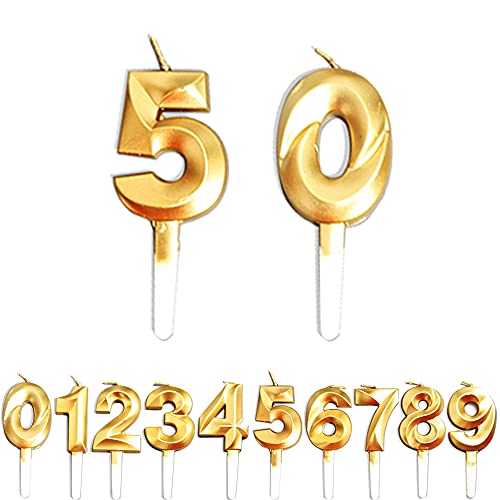 Geburtstag Kerzen, 50th Geburtstag Gold Nummer Geburtstagskuchen kerzen, Kuchen Dekoration für Geburtstag Party Hochzeit Jahrestag Abschlussfeier Feier Lieferungen Geburtstag Kerzen, 50th Geburtstag Gold Nummer Geburtstagskuchen kerzen, Kuchen Dekoration für Geburtstag Party Hochzeit Jahrestag Abschlussfeier Feier Lieferungen von WLHGH