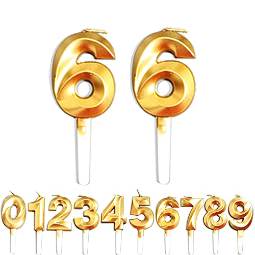 Geburtstag Kerzen, 66th Geburtstag Gold Nummer Geburtstagskuchen kerzen, Kuchen Dekoration für Geburtstag Party Hochzeit Jahrestag Abschlussfeier Feier Lieferungen Geburtstag Kerzen, 66th Geburtstag Gold Nummer Geburtstagskuchen kerzen, Kuchen Dekoration für Geburtstag Party Hochzeit Jahrestag Abschlussfeier Feier Lieferungen von WLHGH