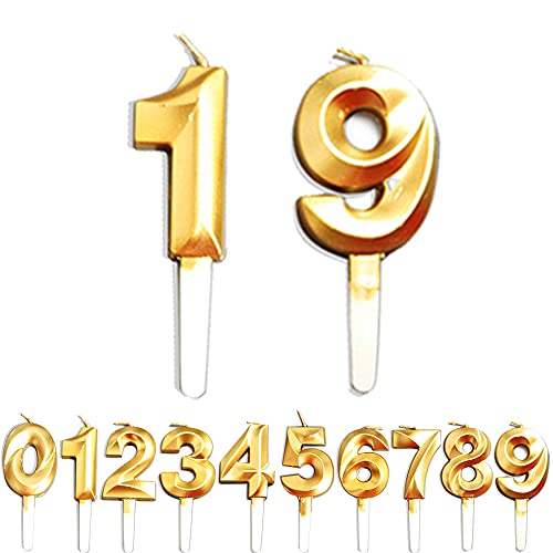 Geburtstag Zahl Kerzen, 1/9/19/91 JJubiläumstorten Dekoration, Gold Nummer Geburtstagskuchen kerzen, Kuchen Dekoration für Geburtstag Party Hochzeit Jahrestag Abschlussfeier Feier Lieferungen Geburtstag Zahl Kerzen, 1/9/19/91 JJubiläumstorten Dekoration, Gold Nummer Geburtstagskuchen kerzen, Kuchen Dekoration für Geburtstag Party Hochzeit Jahrestag Abschlussfeier Feier Lieferungen von WLHGH
