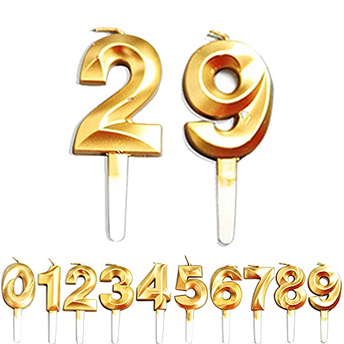Geburtstag Zahl Kerzen, 2/9/29/92 JJubiläumstorten Dekoration, Gold Nummer Geburtstagskuchen kerzen, Kuchen Dekoration für Geburtstag Party Hochzeit Jahrestag Abschlussfeier Feier Lieferungen Geburtstag Zahl Kerzen, 2/9/29/92 JJubiläumstorten Dekoration, Gold Nummer Geburtstagskuchen kerzen, Kuchen Dekoration für Geburtstag Party Hochzeit Jahrestag Abschlussfeier Feier Lieferungen von WLHGH