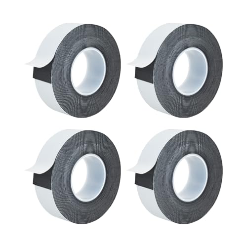 WLICCHS 4er Pack Isolierband Selbstklebendes, Wasserdichtes Klebeband Vulkanisierband Zum Isolieren, Reparieren und Bündeln, J10, 0.8mmx19mmx4.5y, Schwarz WLICCHS 4er Pack Isolierband Selbstklebendes, Wasserdichtes Klebeband Vulkanisierband Zum Isolieren, Reparieren und Bündeln, J10, 0.8mmx19mmx4.5y, Schwarz von WLICCHS