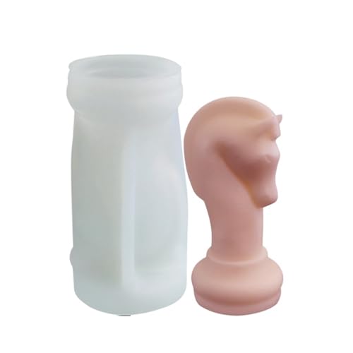 Kerzenformen 4PCS Silikon Kerze Form DIY Aromatherapie Harz Form 3D Kreative Set Schokolade Backen Utensilien Hause Kerzen Machen Lieferungen FüR Diy(White04) von WLIHDB
