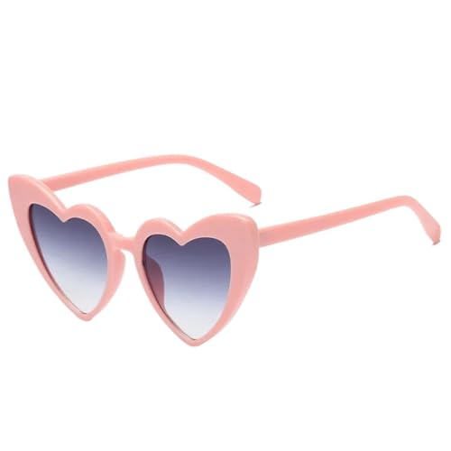 Partybrille 10 stücke Bachelorette Party Sonnenbrille Hochzeit Braut Dusche Decor Liefert Braut Zu Werden Brautjungfer Geschenk Herzförmige Gläser FüR Junggesellinnenabschiede(Pink-10PCS) von WLIHDB