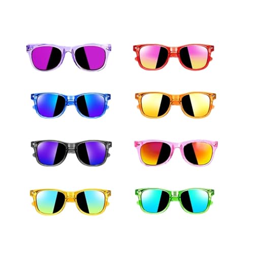 Partybrille 16–120 Stück Sonnenbrillen, Geburtstagsparty-Geschenke, Brillen for Jungen und Mädchen, UV-Schutz, Kinder-Sonnenbrille, Geschenk for den Sommerpool FüR Junggesellinnenabschiede(120PCS) von WLIHDB