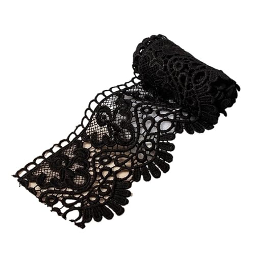 Spitzenband 1 Meter aushöhlen floral bestickte Spitze Seide handgefertigt DIY Stoff Kleidung Zubehör FüR NäHen Handwerk(Color1) von WLIHDB