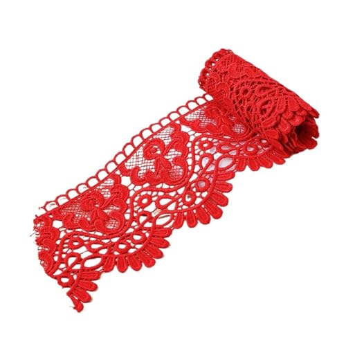 Spitzenband 1 Meter aushöhlen floral bestickte Spitze Seide handgefertigt DIY Stoff Kleidung Zubehör FüR NäHen Handwerk(Color10) von WLIHDB