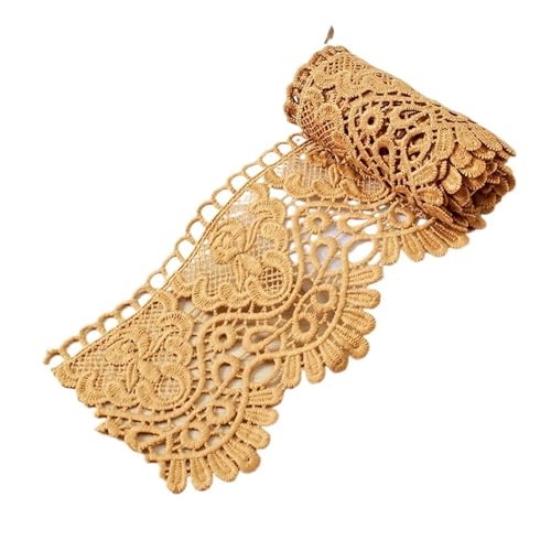 Spitzenband 1 Meter aushöhlen floral bestickte Spitze Seide handgefertigt DIY Stoff Kleidung Zubehör FüR NäHen Handwerk(Color11) von WLIHDB