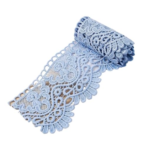 Spitzenband 1 Meter aushöhlen floral bestickte Spitze Seide handgefertigt DIY Stoff Kleidung Zubehör FüR NäHen Handwerk(Color12) von WLIHDB