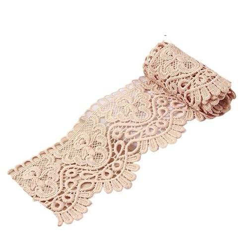 Spitzenband 1 Meter aushöhlen floral bestickte Spitze Seide handgefertigt DIY Stoff Kleidung Zubehör FüR NäHen Handwerk(Color13) von WLIHDB