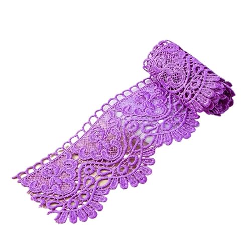 Spitzenband 1 Meter aushöhlen floral bestickte Spitze Seide handgefertigt DIY Stoff Kleidung Zubehör FüR NäHen Handwerk(Color14) von WLIHDB