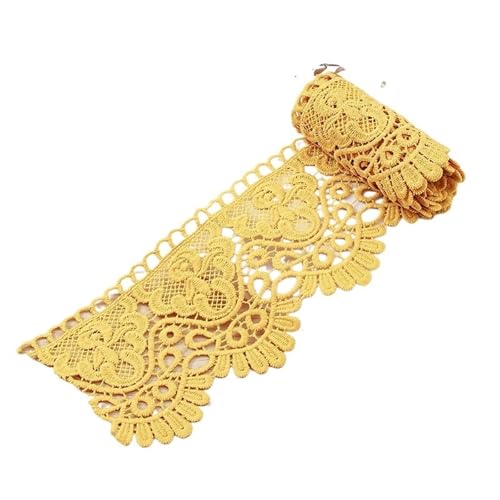 Spitzenband 1 Meter aushöhlen floral bestickte Spitze Seide handgefertigt DIY Stoff Kleidung Zubehör FüR NäHen Handwerk(Color15) von WLIHDB