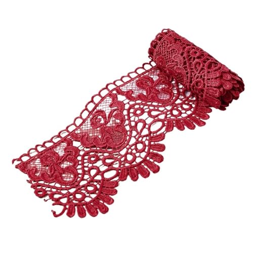 Spitzenband 1 Meter aushöhlen floral bestickte Spitze Seide handgefertigt DIY Stoff Kleidung Zubehör FüR NäHen Handwerk(Color19) von WLIHDB