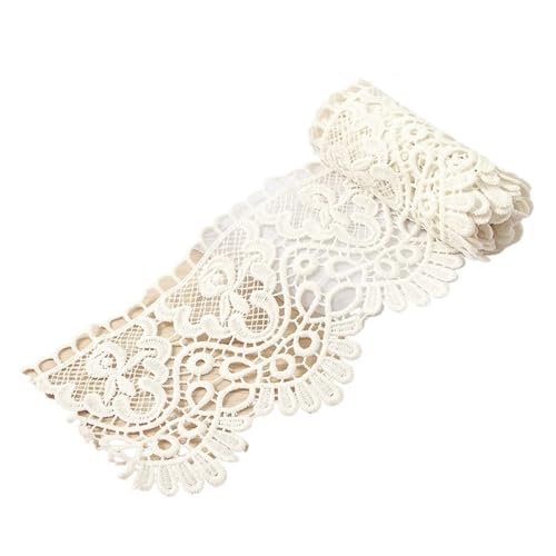 Spitzenband 1 Meter aushöhlen floral bestickte Spitze Seide handgefertigt DIY Stoff Kleidung Zubehör FüR NäHen Handwerk(Color2) von WLIHDB