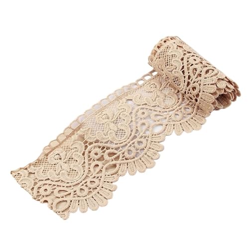 Spitzenband 1 Meter aushöhlen floral bestickte Spitze Seide handgefertigt DIY Stoff Kleidung Zubehör FüR NäHen Handwerk(Color4) von WLIHDB