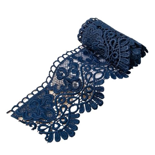 Spitzenband 1 Meter aushöhlen floral bestickte Spitze Seide handgefertigt DIY Stoff Kleidung Zubehör FüR NäHen Handwerk(Color7) von WLIHDB