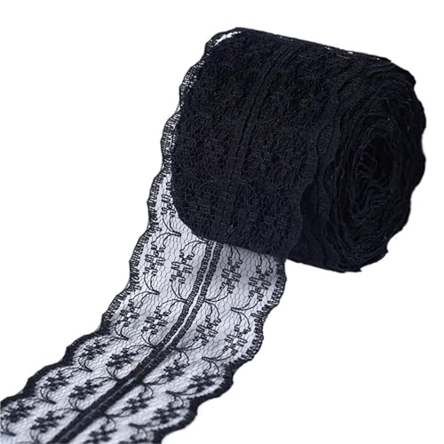 Spitzenband 10 Meter/Rolle Spitzenband Handgefertigtes Material DIY Bekleidung Nähen Stoff Spitzenbesatz FüR NäHen Handwerk(Color1) von WLIHDB