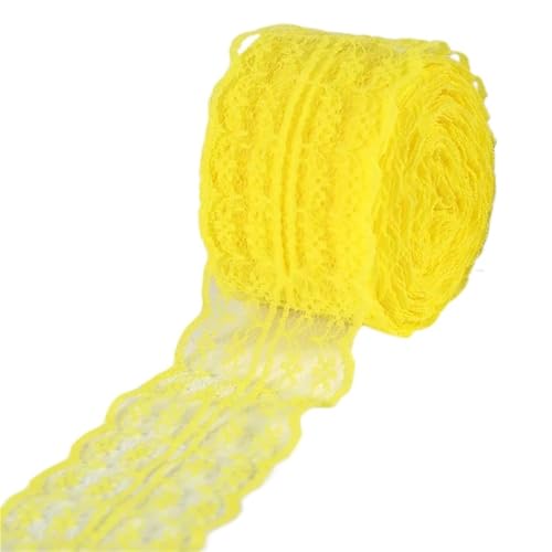 Spitzenband 10 Meter/Rolle Spitzenband Handgefertigtes Material DIY Bekleidung Nähen Stoff Spitzenbesatz FüR NäHen Handwerk(Color14) von WLIHDB