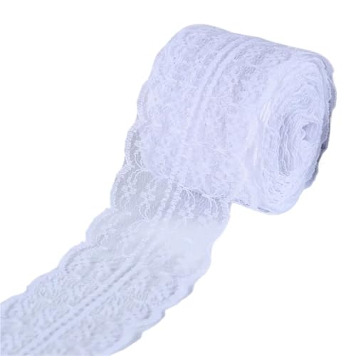 Spitzenband 10 Meter/Rolle Spitzenband Handgefertigtes Material DIY Bekleidung Nähen Stoff Spitzenbesatz FüR NäHen Handwerk(Color2) von WLIHDB