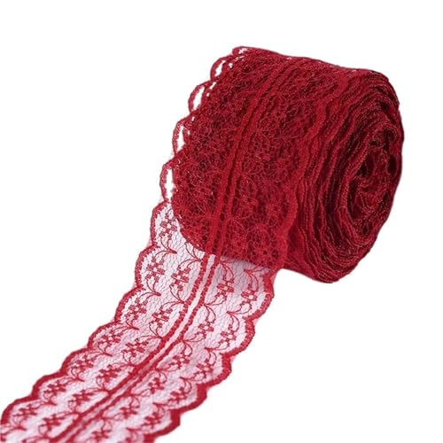 Spitzenband 10 Meter/Rolle Spitzenband Handgefertigtes Material DIY Bekleidung Nähen Stoff Spitzenbesatz FüR NäHen Handwerk(Color5) von WLIHDB