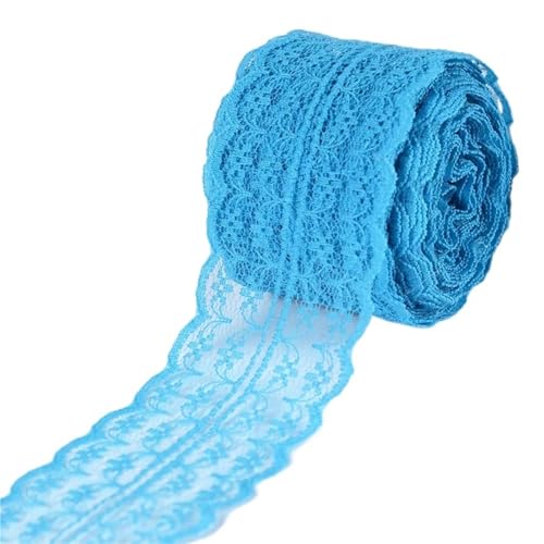 Spitzenband 10 Meter/Rolle Spitzenband Handgefertigtes Material DIY Bekleidung Nähen Stoff Spitzenbesatz FüR NäHen Handwerk(Color6) von WLIHDB