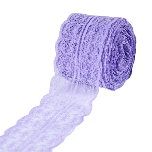 Spitzenband 10 Meter/Rolle Spitzenband Handgefertigtes Material DIY Bekleidung Nähen Stoff Spitzenbesatz FüR NäHen Handwerk(Color8) von WLIHDB