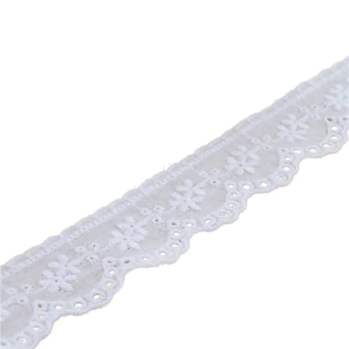 Spitzenband 3 Yards Baumwollstickereispitze for Basteln, Nähen, Band, Guipure-Besatz, Spitzenstoff und Spitze, DIY-Kleidungszubehör FüR NäHen Handwerk von WLIHDB