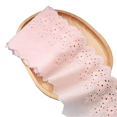 Spitzenband Baumwolle Stickerei Spitze Stoff DIY Borte Kettenwirkerei Nähzubehör FüR NäHen Handwerk(Color3) von WLIHDB