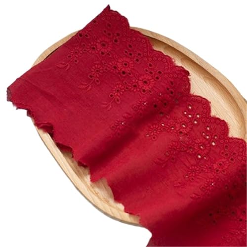 Spitzenband Baumwolle Stickerei Spitze Stoff DIY Borte Kettenwirkerei Nähzubehör FüR NäHen Handwerk(Color6) von WLIHDB