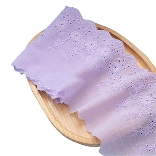 Spitzenband Baumwolle Stickerei Spitze Stoff DIY Borte Kettenwirkerei Nähzubehör FüR NäHen Handwerk(Color9) von WLIHDB