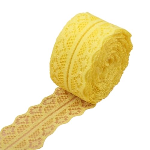 Spitzenband Nicht dehnbares Spitzenband, DIY-Bastelarbeiten, Blumendekoration, Spitzenbandrolle FüR NäHen Handwerk(Color14) von WLIHDB