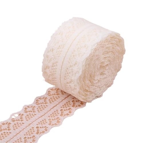 Spitzenband Nicht dehnbares Spitzenband, DIY-Bastelarbeiten, Blumendekoration, Spitzenbandrolle FüR NäHen Handwerk(Color15) von WLIHDB