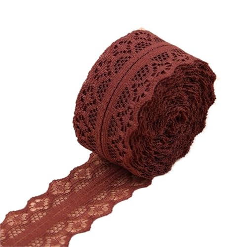 Spitzenband Nicht dehnbares Spitzenband, DIY-Bastelarbeiten, Blumendekoration, Spitzenbandrolle FüR NäHen Handwerk(Color6) von WLIHDB
