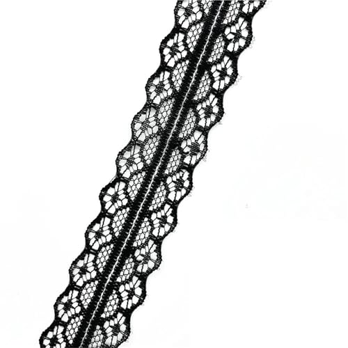Spitzenband Schwarzes Spitzenband, verschiedene Blumenborten for Geschenkverpackungen, Weihnachts- und Hochzeitsdekoration, DIY-Bastel- und Nähzubehör FüR NäHen Handwerk(Color2) von WLIHDB
