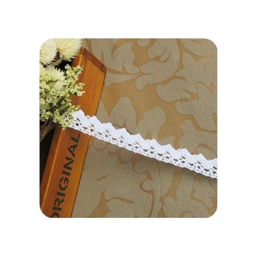 Spitzenband Weiße Spitzenbesatz Baumwolle bestickt Spitze Band häkeln Spitze Stoff DIY handgemachte Handwerk Kleidung FüR NäHen Handwerk(Color 3) von WLIHDB