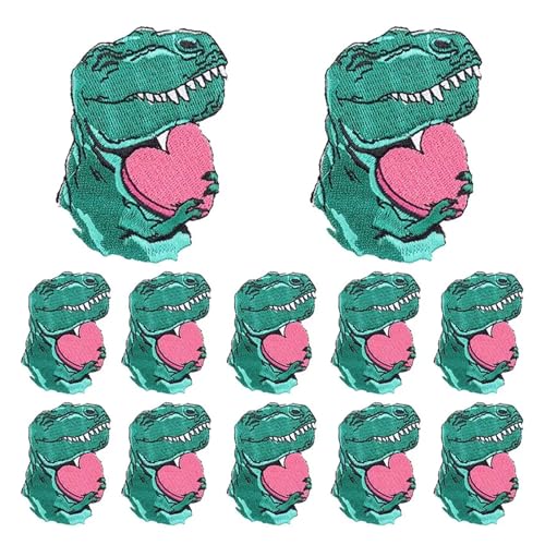 WLIHDB BüGelflicken FüR Kleidung 10 PCS Cartoon Embroidey Patch Nähen Patch Kleidung Thermoadhesive Patches Eisen auf Patches for Kleidung Applique FüR Kleidung Hemden Hosen Kleider(Color 19) von WLIHDB