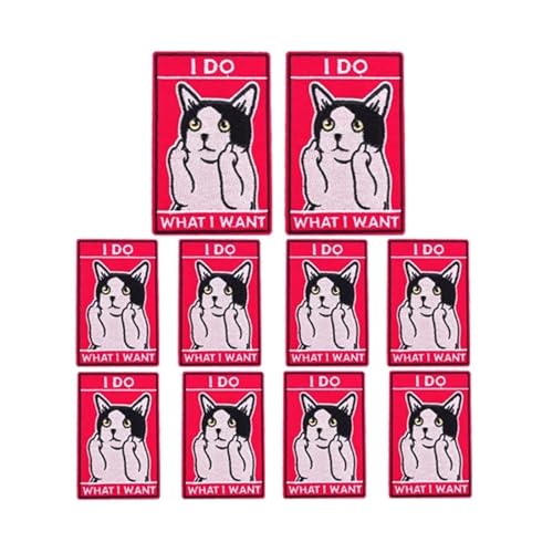 WLIHDB BüGelflicken FüR Kleidung 10 PCS Cartoon Embroidey Patch Nähen Patch Kleidung Thermoadhesive Patches Eisen auf Patches for Kleidung Applique FüR Kleidung Hemden Hosen Kleider(Color 2) von WLIHDB