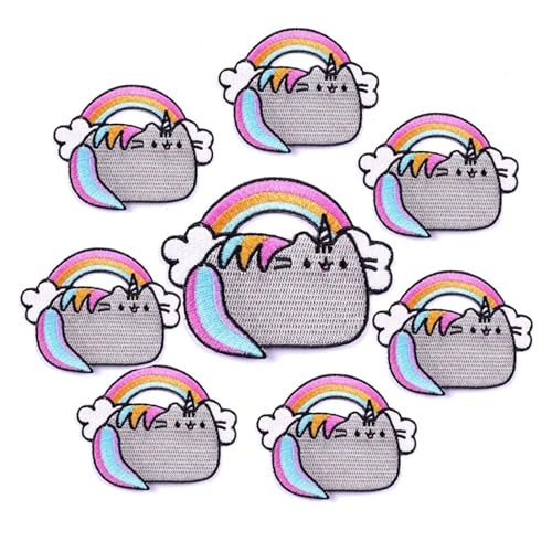 WLIHDB BüGelflicken FüR Kleidung 10 PCS Cartoon Embroidey Patch Nähen Patch Kleidung Thermoadhesive Patches Eisen auf Patches for Kleidung Applique FüR Kleidung Hemden Hosen Kleider(Color 29) von WLIHDB