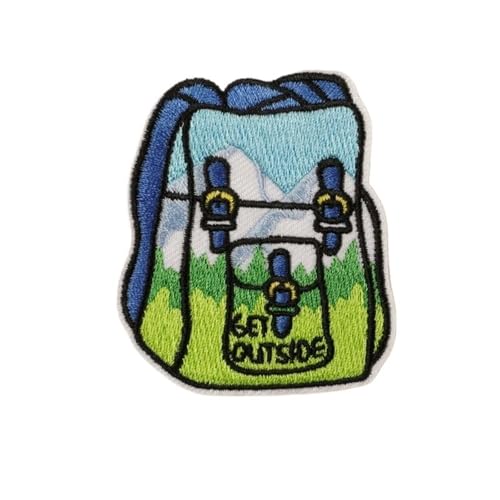 WLIHDB BüGelflicken FüR Kleidung 10 Stück Kamera-Rucksack-Jeep-Patch, bestickte Aufnäher for Aufbügeln for Jacken, Rucksäcke, Mützen, Taschen, Kleidung FüR Kleidung Hemden Hosen Kleider(Color 2) von WLIHDB
