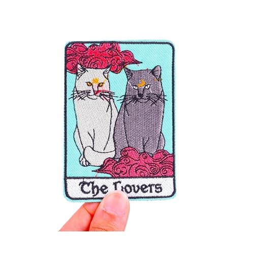 WLIHDB BüGelflicken FüR Kleidung 10 Stück Tier-Stickerei-Patch, Cartoon/Punk-Patch, for Aufbügeln for Kleidung, Patches auf Kleidung und Jacken FüR Kleidung Hemden Hosen Kleider(Color 17) von WLIHDB