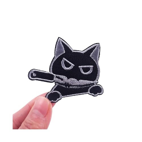 WLIHDB BüGelflicken FüR Kleidung 10 Stück Tier-Stickerei-Patch, Cartoon/Punk-Patch, for Aufbügeln for Kleidung, Patches auf Kleidung und Jacken FüR Kleidung Hemden Hosen Kleider(Color 23) von WLIHDB